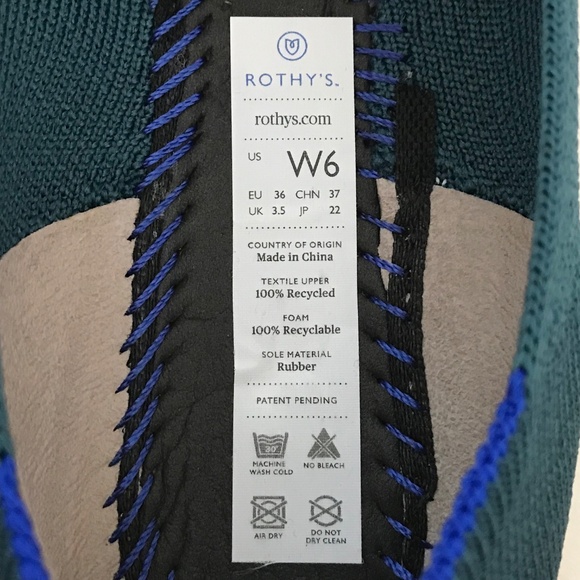 ROTHY’S The Loafer Bottle Blue Retired Women’s Size 6 - Picture 10 of 16